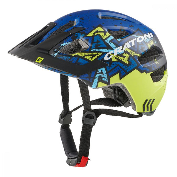 Cratoni Kinderhelm Maxster Pro Kid wild blau matt S/M 51 bis 56cm