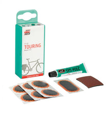 Rema Tip Top TT 02 SB Flickzeug, 6x F1-Flicken, 1x F2-Flicken, Vulkanisierflüssigkeit, Schleifpapier, ideal für Fahrradschläuche, sofort einsatzbereit