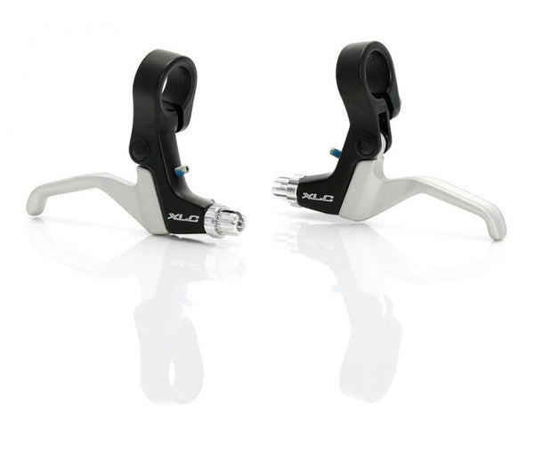 XLC Bremshebelset f. Mini-V-Brake BL-V03 Alu, schwarz/silber, U-Brake & Canti