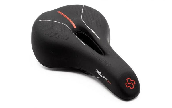 Wittkop Sattel Medicus Pro Evo 1.0 Trekking schwarz mit Memory Foam und Gel ergonomisch bequem