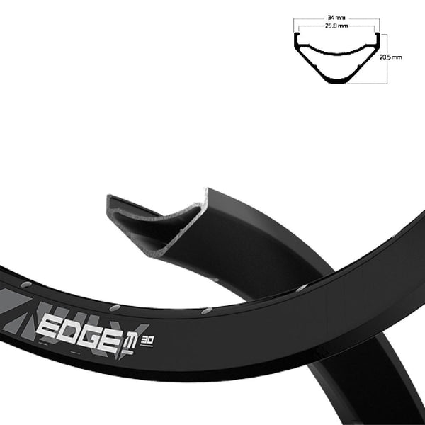 Ryde Felge EDGE M 30 30-622 Disc schwarz 32 Loch VL=6,5