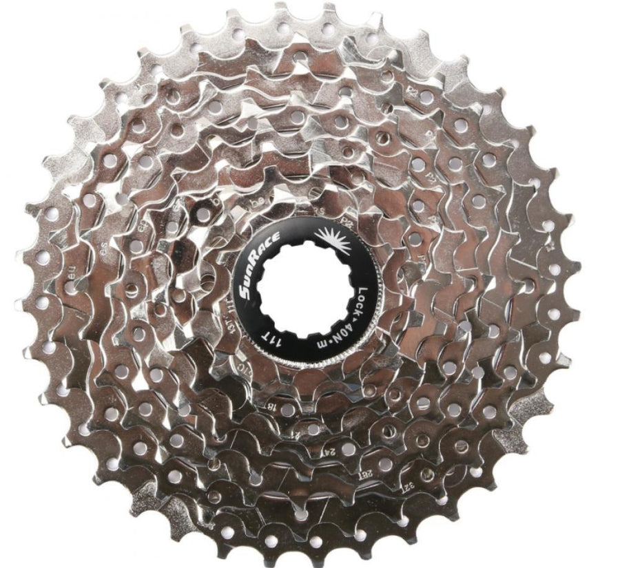 Sunrace Zahnkranzkassette 9 FACH 11-36 Zähne NICKEL für Fahrräder