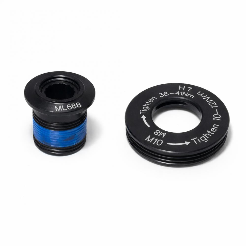 FSA Kurbelschrauben QR-31 Schwarz - selbstabziehende Kurbelbefestigung