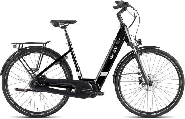 BESV CT 2.3 E-Citybike - Low Step 500 Rahmen M Night Black mit effizientem Antrieb und komfortorientierter Ausstattung für moderne urbane Mobilität