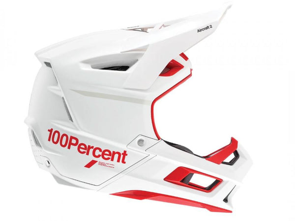 100% Aircraft 2 DH carbon helmet SP21 red white XL