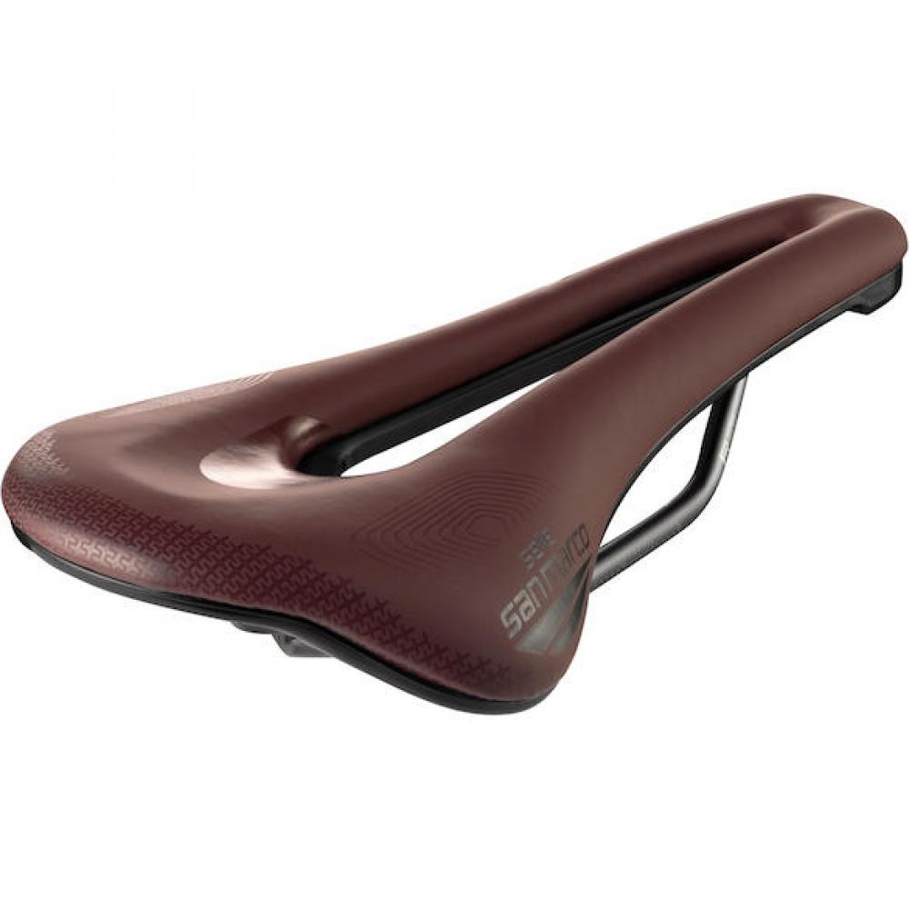 Selle San Marco Sattel Shortfit 2.0 Supercomfort Racing 155 x 255 mm Brick Red - maximaler Komfort