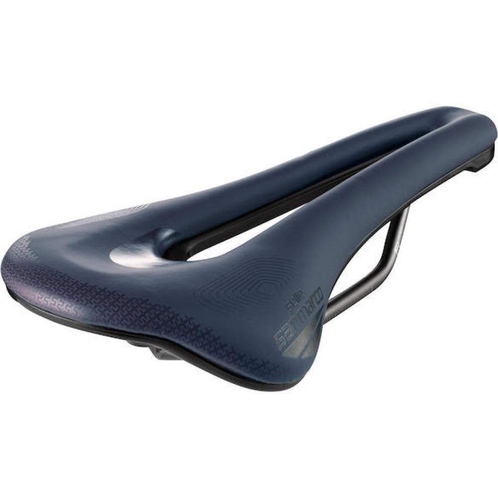 Selle San Marco Sattel Shortfit 2.0 Supercomfort Racing 155 x 255 mm Ocean Blue - maximaler Komfort & Performance