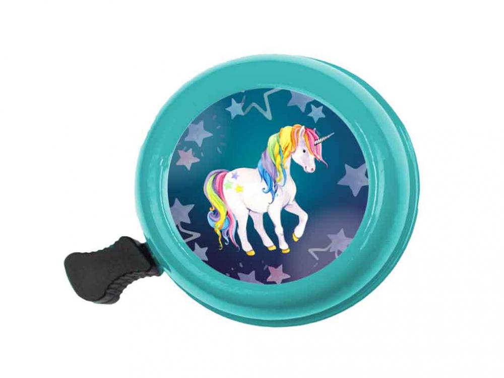 BB Klostermann beBell Klingel Einhorn blau