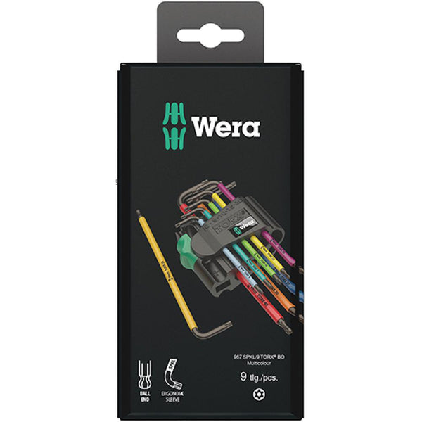 Wera 967/9 TX BO Multicolour 1 SB Winkelschlüsselsatz 9-teilig