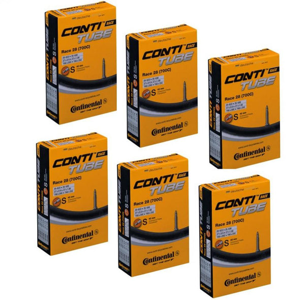 Continental 6 x Conti Schlauch Race 28x0.75-1.00" 28" 700x20/25C 18/25-622/630 SV 42mm