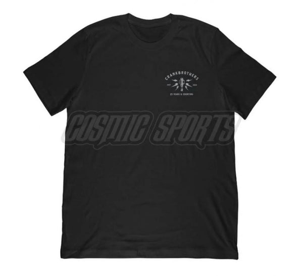 Crankbrothers T-Shirt 25th Anniversary Edition Herren Größe XS schwarz-hellgrau