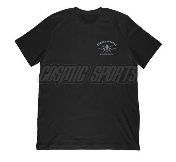 Crankbrothers T-Shirt 25th Anniversary Edition Herren Größe S schwarz-hellgrau