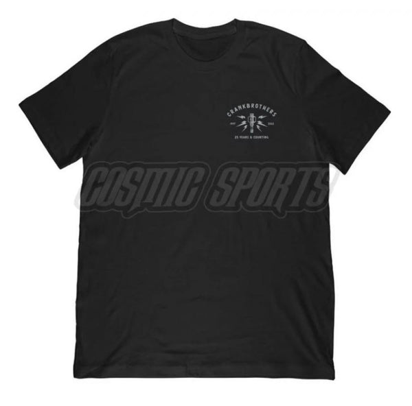 Crankbrothers T-Shirt 25th Anniversary Edition Herren Größe XL schwarz-hellgrau