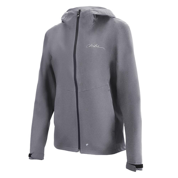 CHIBA Rainjacket Herren - wasserdicht, winddicht, atmungsaktiv, Reflektoren, XL hellgrau