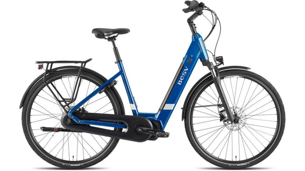 BESV CT 2.3 E-Citybike - Low Step 450 Rahmen S Denim Blue mit effizientem Antrieb und komfortorientierter Ausstattung für moderne urbane Mobilität