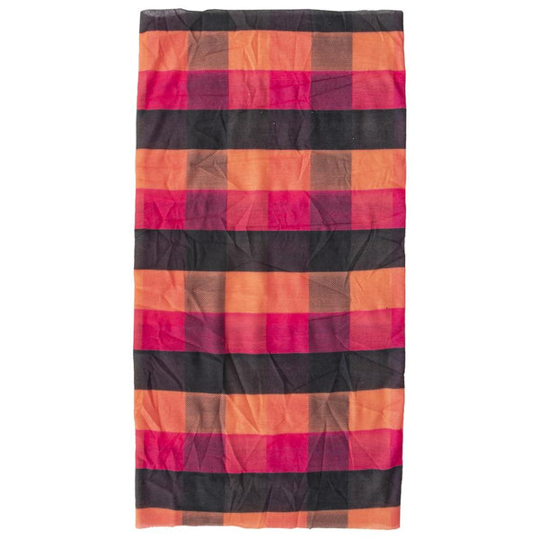 M-WAVE Hals/Kopftuch Purple Squared L  Multifunktionales Schlauch- und Bandana-Tuch