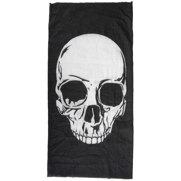 M-Wave Multifunktionstuch Skull - stylisches Hals-/Kopftuch mit Totenkopf-Design
