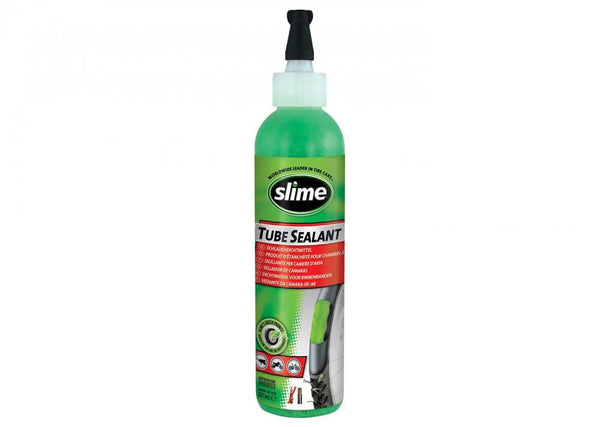 Slime Schlauchdichtmittel 8 oz (236 ml) - Fibro-Seal, 3&#8239;mm Dichtwirkung, 2 Jahre Schutz, ungiftig, grün