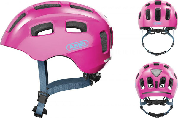 Abus Kinderhelm Youn-I 2.0 sprakling pink S 48 bis 54cm