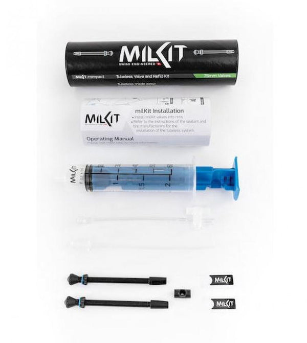 Milkit Tubelesskit Compact 75Mm Ventile Ohne Tape+Dichtm.