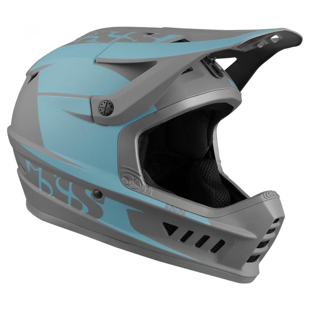 IXS Sports Division iXS XACT Evo helmet S/M Ocean-Graphite - Fullface-Helm mit Top-Belüftung
