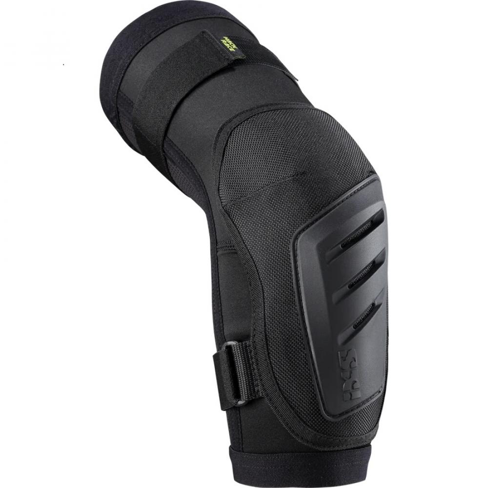 IXS Sports Division iXS Hack EVO Race elbow guard XXL black - komfortabler Soft-Hartschalen-Protektor