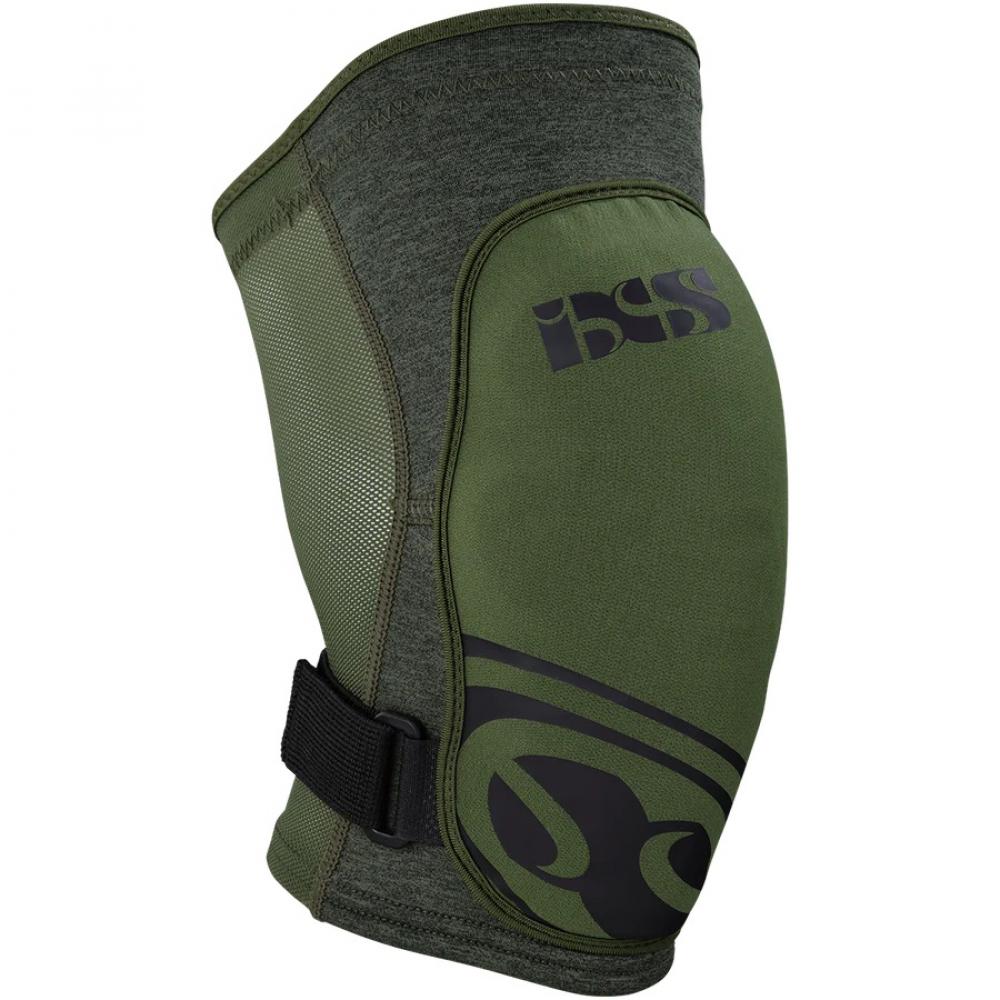 IXS Sports Division iXS Flow EVO+ knee guards S olive - leichter Trail-Knieprotektor