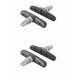 Shimano M70T3 V-Brake Bremsschuhe 2er Set, 70 mm, schwarz - starke Bremskraft und Langlebigkeit