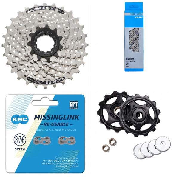 Shimano Antriebsset Kassette ACERA CS-HG41 7-fach 11-28 Zähne 4-teilig