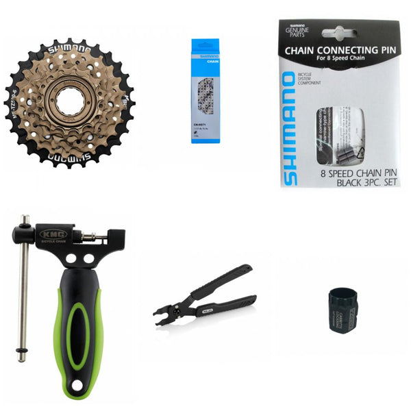 Shimano Antriebsset Freilauf-Schraubzahnkranz MFTZ500 6fach 6teilig