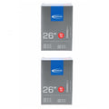 2 x Schwalbe Schlauch SV13 40/62-559 - 26 Zoll 26x1.50-2.40 Zoll SV 40mm 26 Zoll Sclaverand
