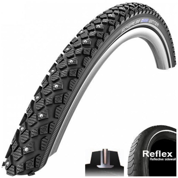 1 x Reifen Schwalbe WINTER, 16x1.20 (30-349), Drahtreifen, schwarz  K-Guard