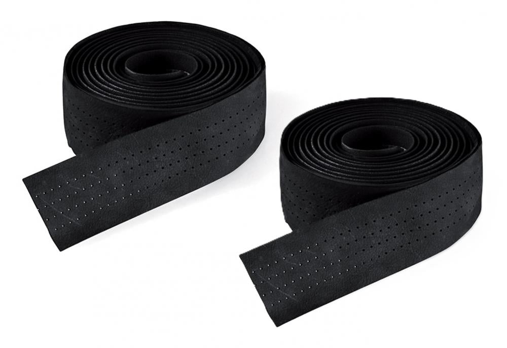 Selle Italia Smootape Classica Leder Lenkerband schwarz 35×1800 mm - Vintage Rennrad-Tape, vibrationsdämpfend