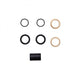 FOX Mounting Hardware Kit Crush Washer Aluminium 6 Millimeter Dämpferbuchse Montagebreite 33.83 Millimeter für FOX Hinterbaudämpfer Befestigungsset Suspension Service Kit