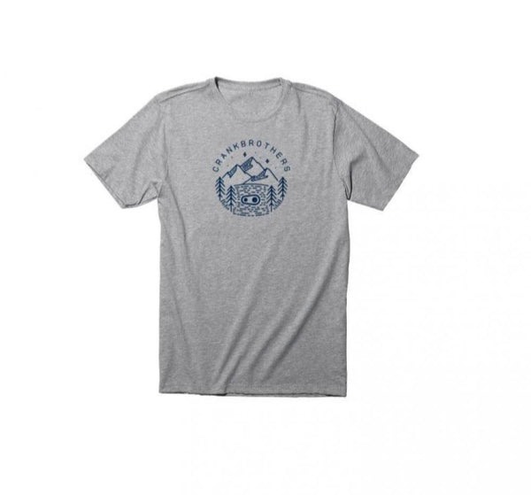 Crankbrothers T-Shirt Mountain View Herren Größe XS grau