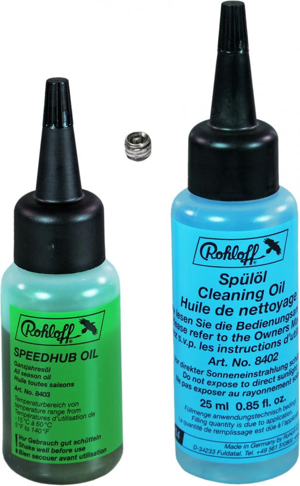 Rohloff Oil of Speedhub 500/14 Ölwechsel-Set Ganzjahresöl + Spülöl für einen Ölwechsel