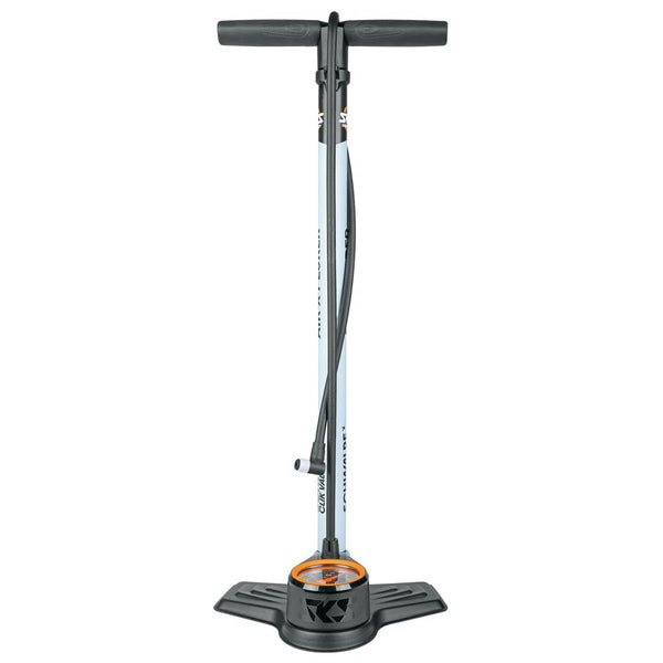 SKS Air-X-Plorer 10.0 Editions-Standpumpe mit Clik Valve & Manometer, 476 cm³ Hub, bis 10 bar, Soft-Touch-Griff, Made in Germany