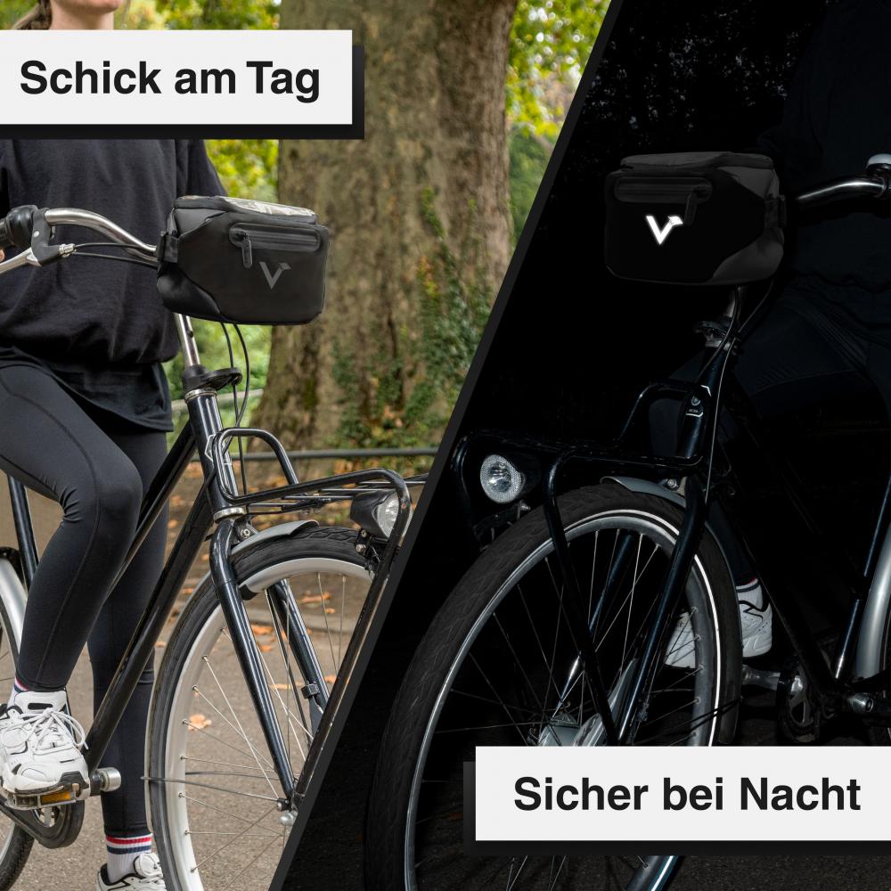Valkental Lenkertasche 3in1 fullblack