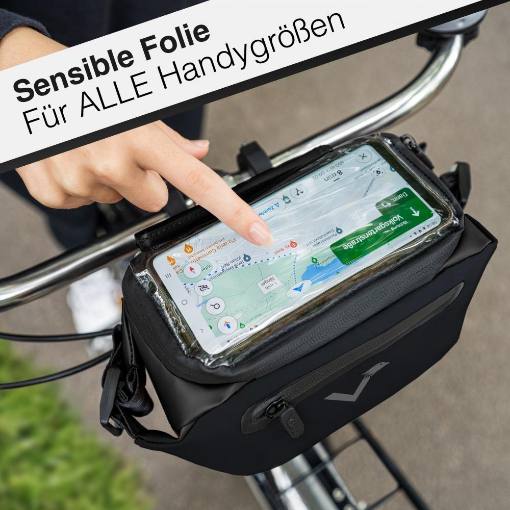 Valkental Lenkertasche 3in1 fullblack