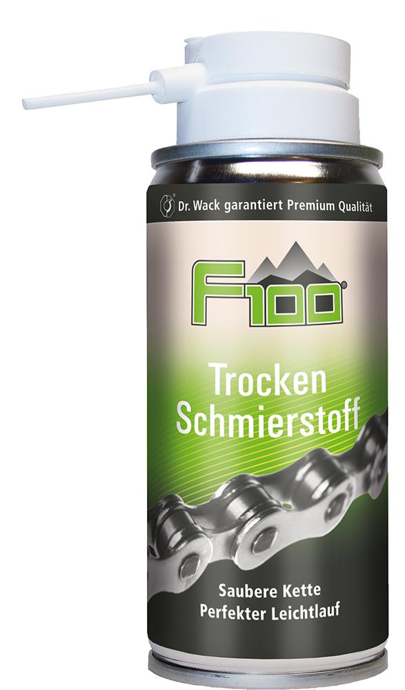 Dr. Wack F100 Trocken Schmierstoff 100 ml Hochwertiges Kettenspray für Fahrräder, reduziert Reibung, schmutz- und wasserabweisend, optimaler Korrosionsschutz