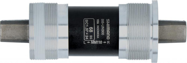 SHIMANO Innenlager BB-UN300 Vierkant BSA - 68 mm Gehäusebreite, 110 mm Achslänge