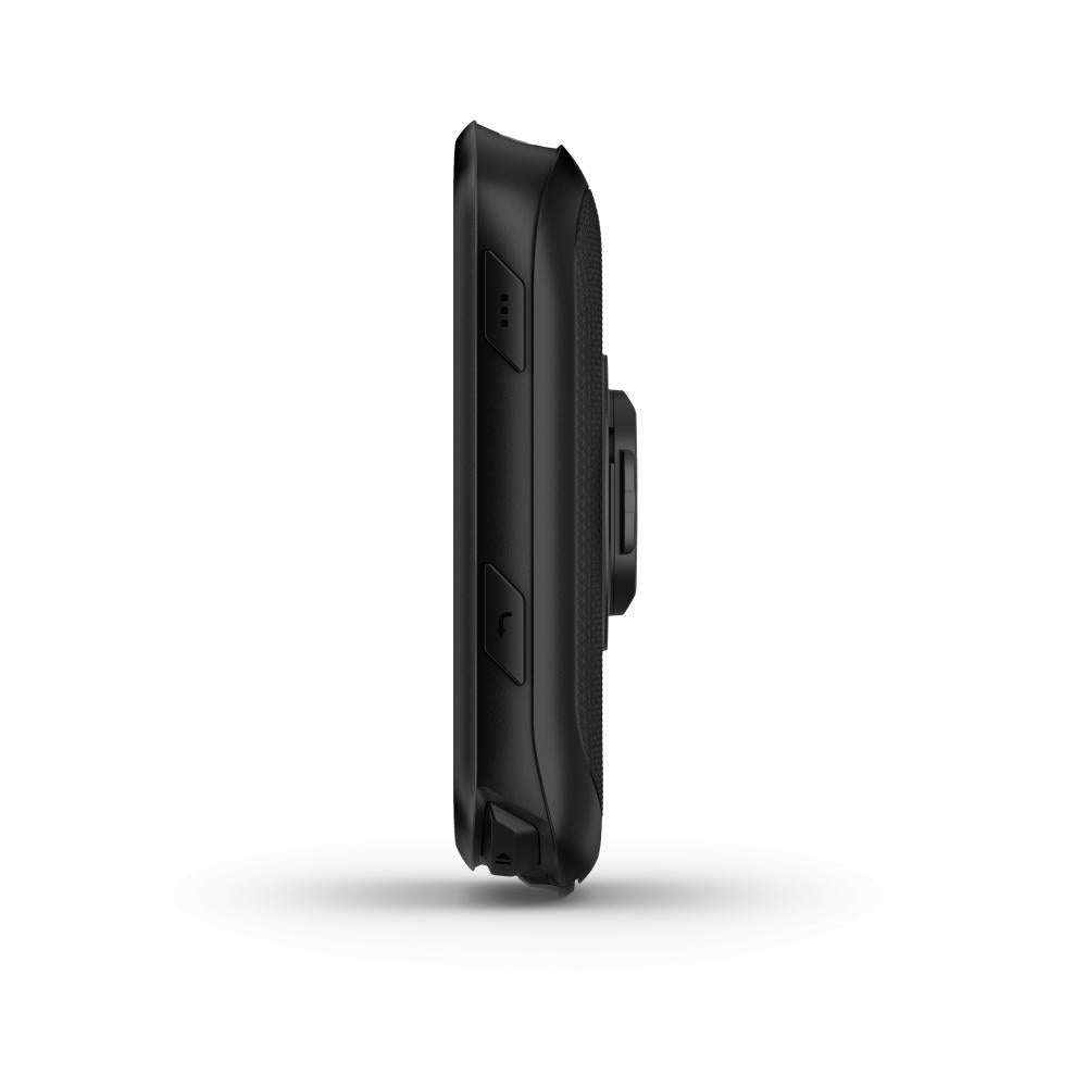 Garmin Edge 840 Fahrradcomputer, Seitenansicht mit Tasten, 2,6" Touchscreen, GPS, 42h Akku.