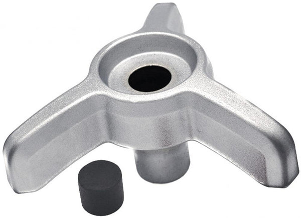 Feedback Sports Drehgriff-Stativ PM+HD - Vorderer Spinner-Knopf für Montageständer Pro Mechanic / Pro Mechanic HD, Metall-Druckguss