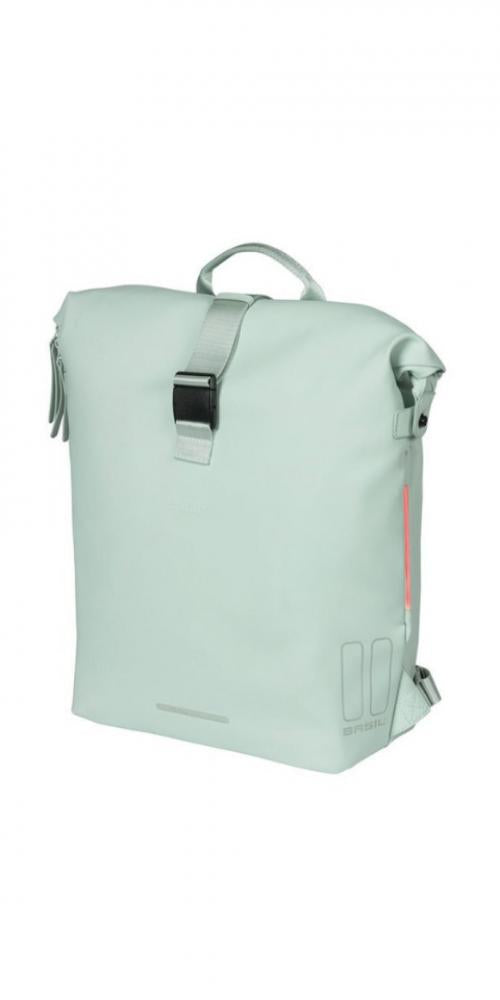 Fahrradrucksack Basil SoHo Nordlicht pastellgrün, 31x13x37cm