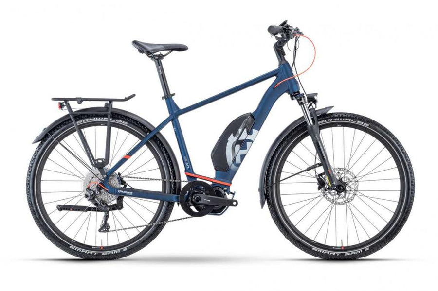 Husqvarna Cross Tourer CT3 Gent 27.5"x60cm 10S Deore, 21 S-E6100-630 d.blue/red matt