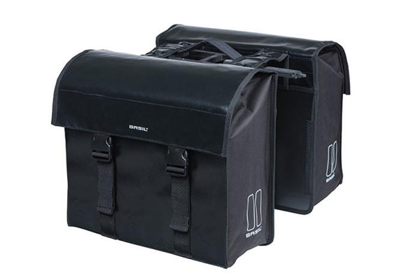 Basil Doppeltasche Urban Load MIK schwarz 43x38x17 cm 48l