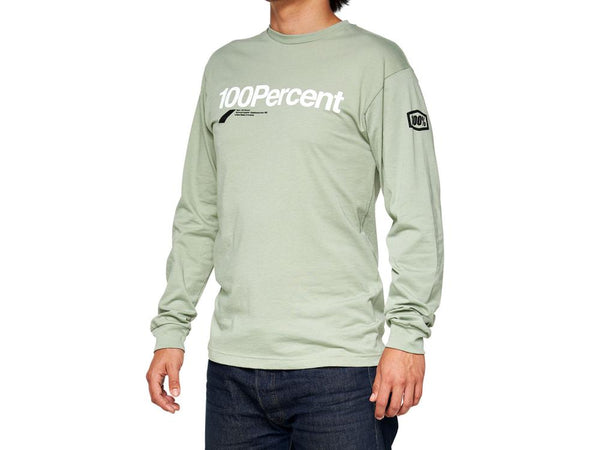 100% Bilto Long Sleeve T-Shirt, Slate Green, XL