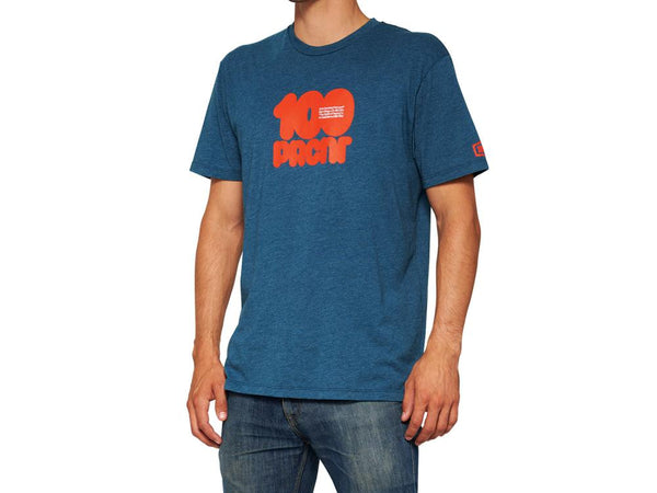 100% Donut T-Shirt Deep Sea Heather L