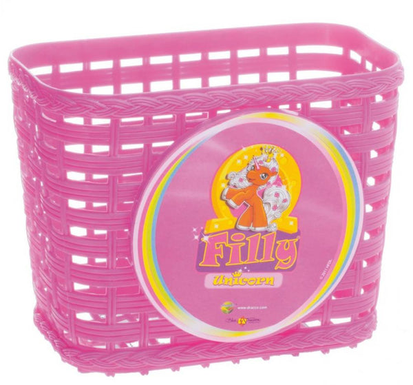 Lenkerkorb Filly Unicorn Kunststoff, Motiv violett,B195xH105xT150
