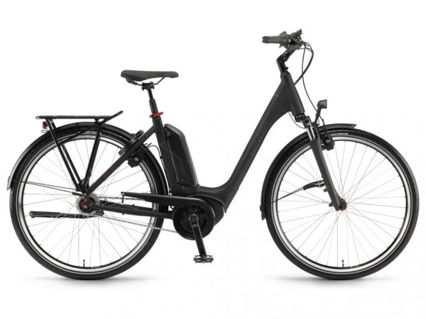 Winora Tria N8 Einrohr 500Wh 28 8-G NexusRT BAPI (18-21), schwarz matt, RH 50